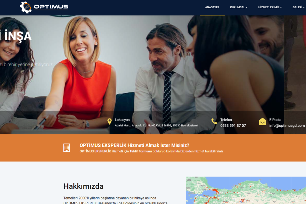 Optimus GD. web Geliştirme