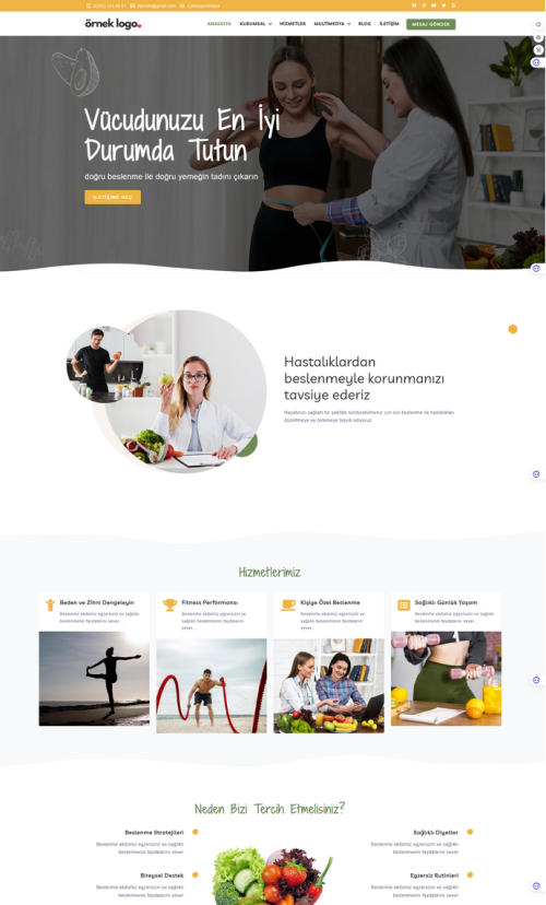 Diyetisyen Web Paketi-173