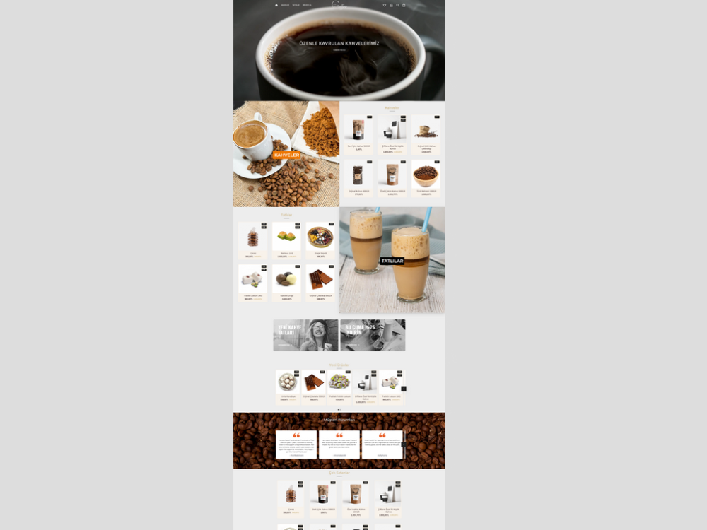 Coffee E-Ticaret Paketi-230